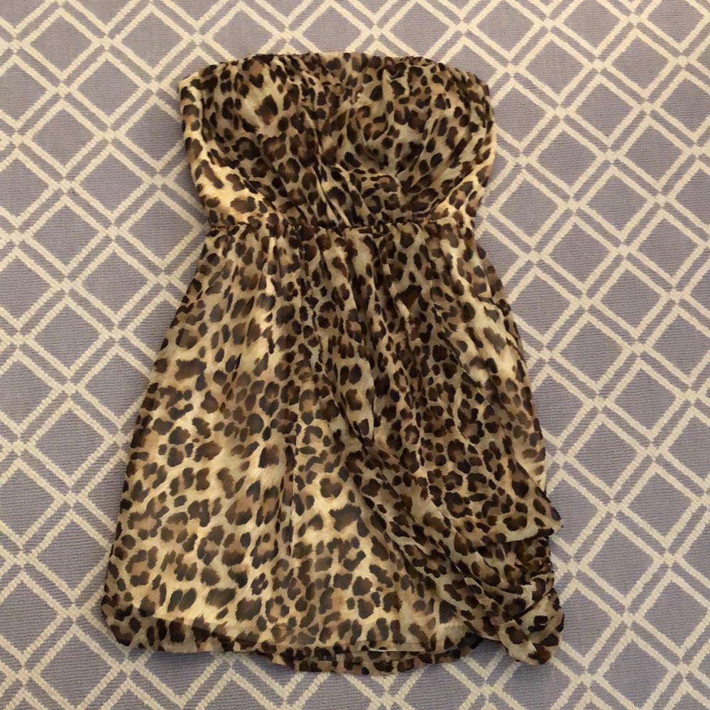 leopard mini dress - gossip girl collection